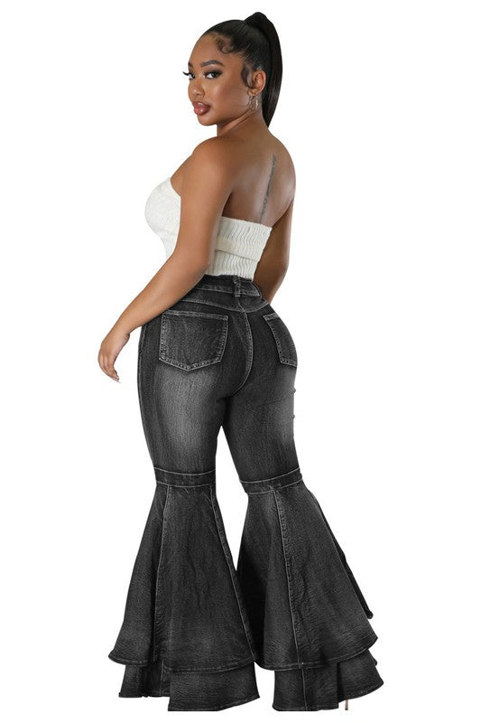 WIDE LEG DENIM