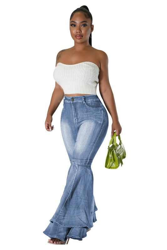 WIDE LEG DENIM