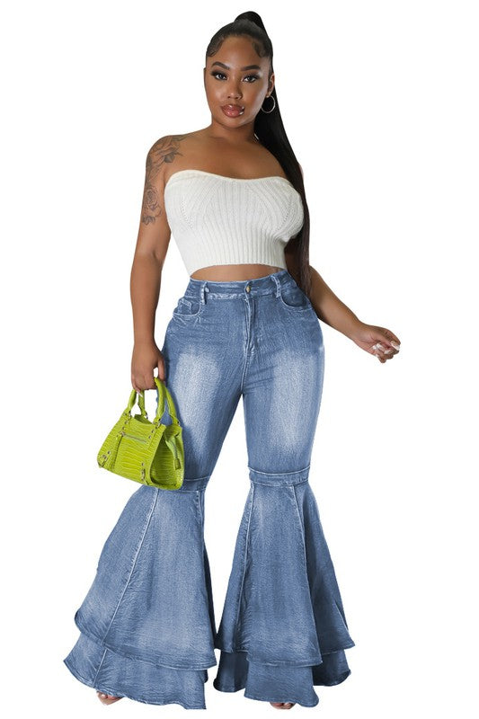 WIDE LEG DENIM