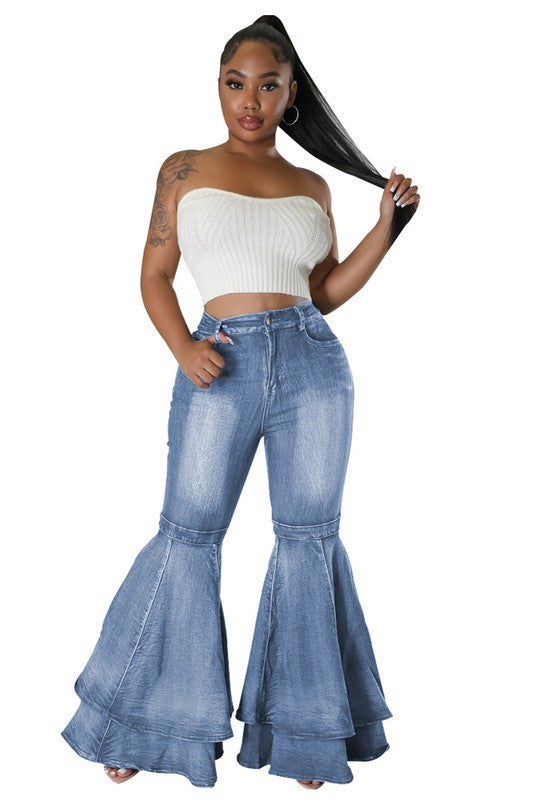 WIDE LEG DENIM